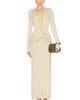 Shona Joy Shona Joy Miro Long Sleeve Plunged Maxi Dress - 1