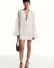 Shona Joy Shona Joy Paloma Plunge Long-Sleeve Mini Dress - 1
