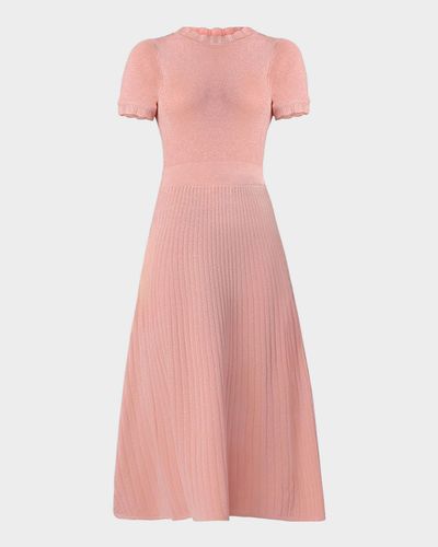Shoshanna Darby Shimmer Knit Maxi Sweater Dress