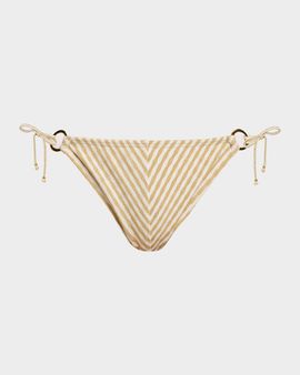 Shoshanna Mitered Striped Triangle Bikini Top