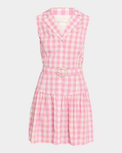 Shoshanna Natalila Gingham Mini Shirtdress