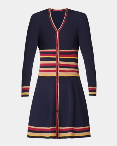 Shoshanna Pauli Striped Jersey Knit Mini Dress