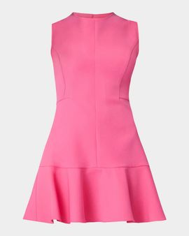 Shoshanna Selma Crepe Fit-&-Flare Mini Dress