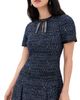 Shoshanna Shoshanna Alex Dress Navy/Silver - 1