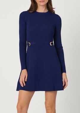 Shoshanna Shoshanna Buckle Knit Janice Dress