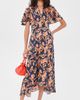 Shoshanna Shoshanna Cinnie Dress Navy Multi - 5