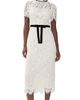 Shoshanna Shoshanna Elyse Dress Ivory/Jet - 1