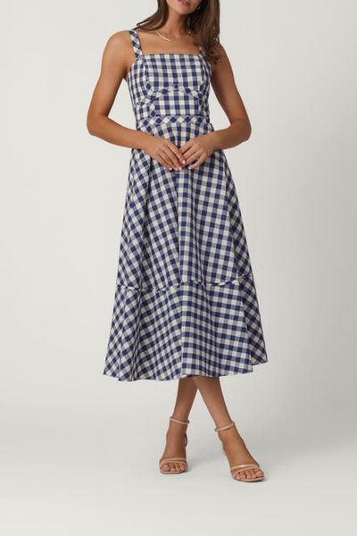 Shoshanna Shoshanna Gingham Kaydence Dress
