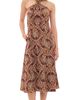 Shoshanna Shoshanna Lainey Midi Dress Bronze Multi - 1