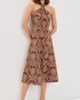 Shoshanna Shoshanna Lainey Midi Dress Bronze Multi - 2