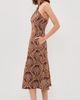 Shoshanna Shoshanna Lainey Midi Dress Bronze Multi - 4