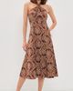 Shoshanna Shoshanna Lainey Midi Dress Bronze Multi - 5