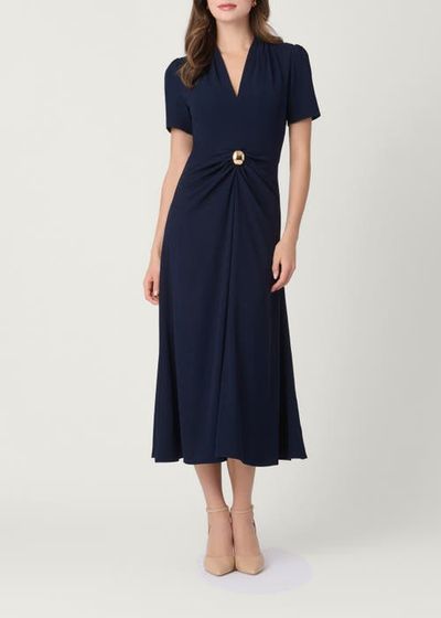 Shoshanna Shoshanna Lightweight Stretch Crepe Waldorf Dress