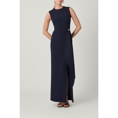 Shoshanna Shoshanna Midnight Stretch Crepe Allie Dress