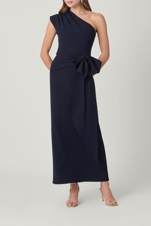 Shoshanna Shoshanna Midnight Stretch Crepe Ansley Dress