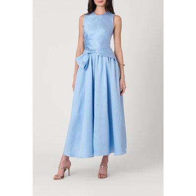Shoshanna Shoshanna Pebbled Mikado Midnight Remy Dress