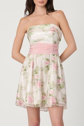 Shoshanna Shoshanna Rose Garden Sequin Midnight Sullivan Dress