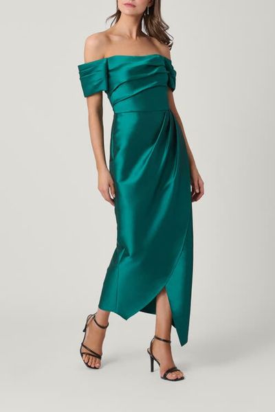 Shoshanna Shoshanna Satin Mikado Crowley Dress