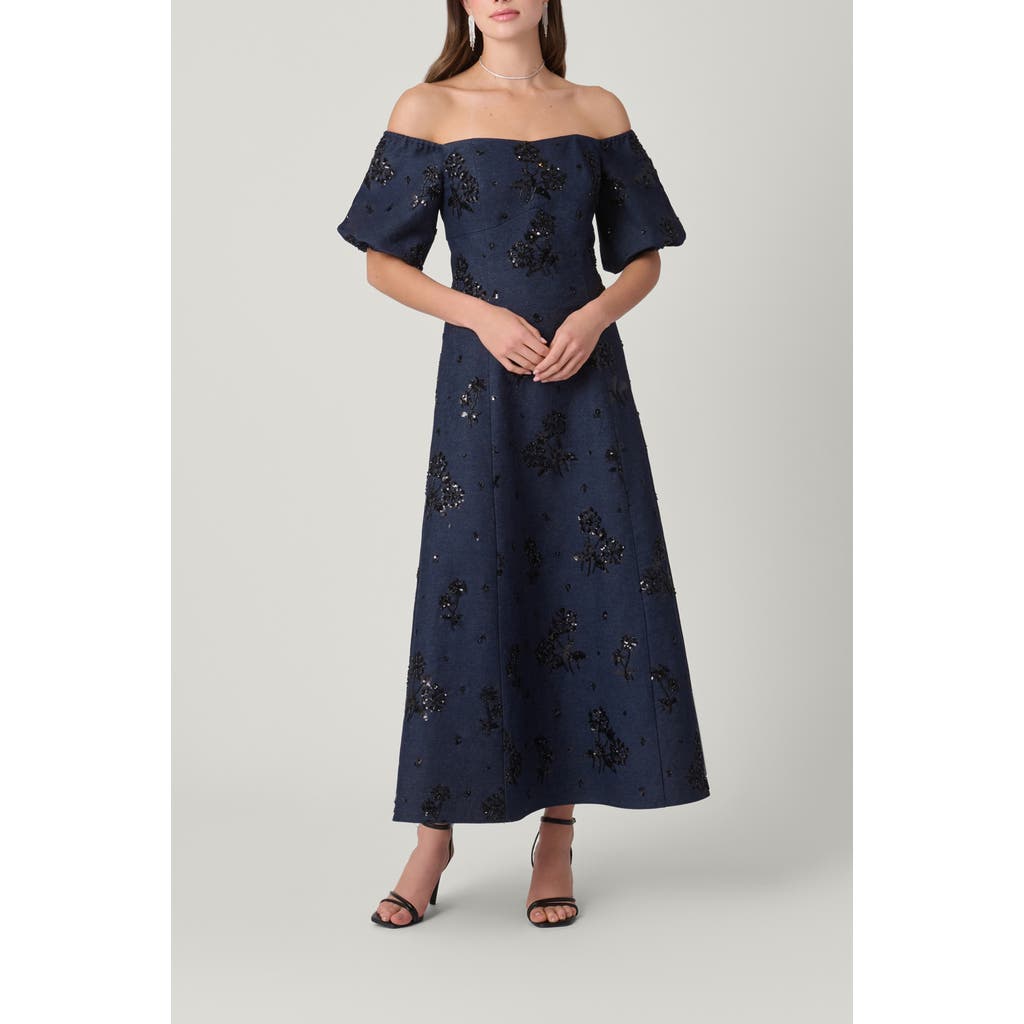 Shoshanna Shoshanna Sequin Embellished Mona Dress