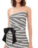 Shoshanna Shoshanna Shelley Dress Ecru/Jet - 1