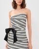 Shoshanna Shoshanna Shelley Dress Ecru/Jet - 2