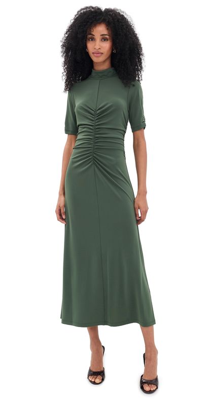 Shoshanna Shoshanna Shelly Dress Olive