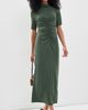 Shoshanna Shoshanna Shelly Dress Olive - 5