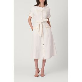 Shoshanna Shoshanna Studded Denim Bethany Dress