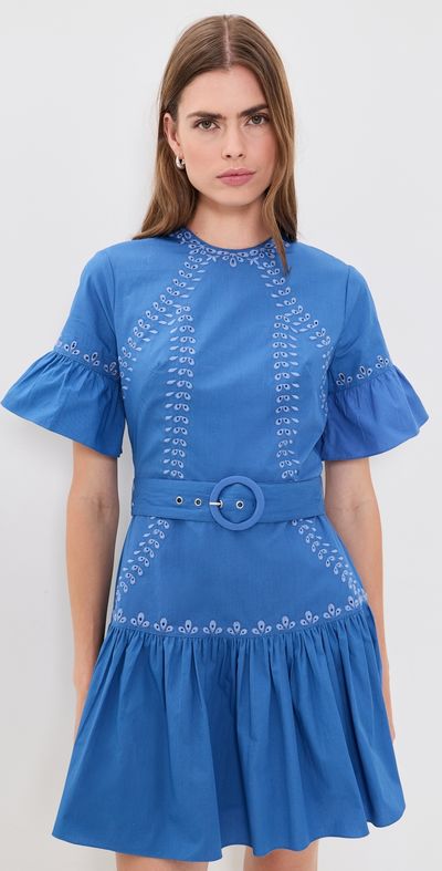 Shoshanna Shoshanna Tessa Mini Dress Marina