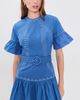 Shoshanna Shoshanna Tessa Mini Dress Marina - 2