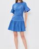 Shoshanna Shoshanna Tessa Mini Dress Marina - 5
