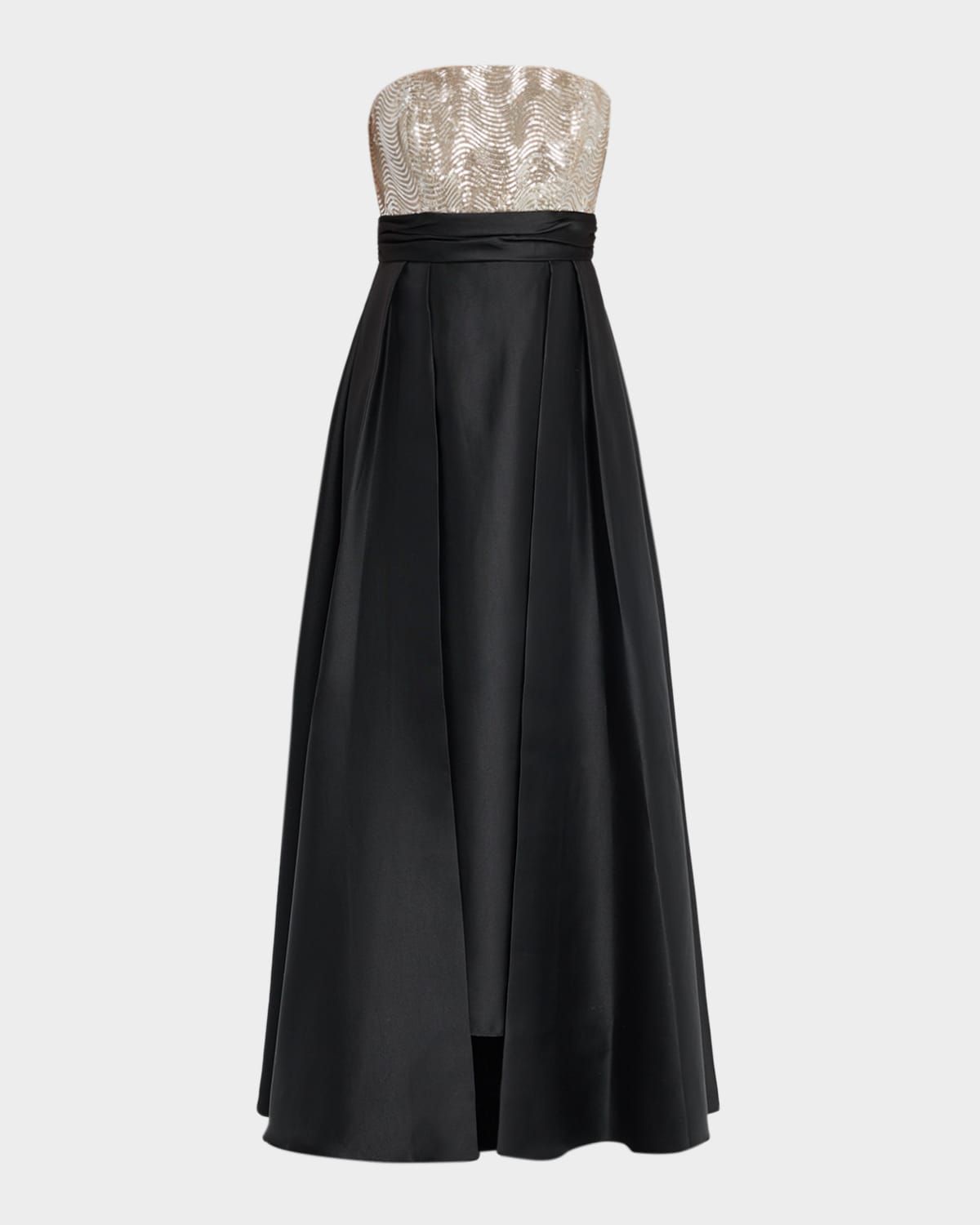 Shoshanna Tilly Sequined Strapless Gown