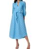 Shoshanna Women's Adele Embroidered Cotton-Linen Midi-Dress - 2
