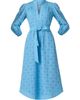 Shoshanna Women's Adele Embroidered Cotton-Linen Midi-Dress - 5