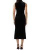 Shoshanna Women's Audrey Velvet Draped Midi-Dress - 3