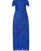Shoshanna Women's Avril Floral Lace A-Line Midi Dress - 1