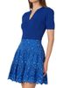 Shoshanna Women's Fallon Eyelet Mixed-Media Mini Dress - 3