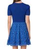 Shoshanna Women's Fallon Eyelet Mixed-Media Mini Dress - 4