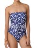 Shoshanna Women's Floral Tie-Waist One-Piece Swimsuit - 2