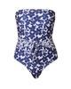 Shoshanna Women's Floral Tie-Waist One-Piece Swimsuit - 4
