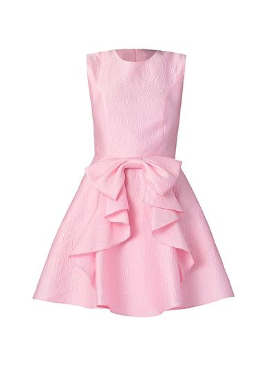 Shoshanna Women's Gabby Wave Jacquard Bow Minidress