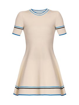 Shoshanna Women's Kate Striped Knitted Mini Dress