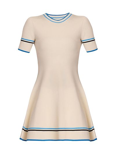 Shoshanna Women's Kate Striped Knitted Mini Dress