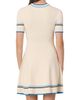 Shoshanna Women's Kate Striped Knitted Mini Dress - 3