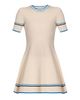 Shoshanna Women's Kate Striped Knitted Mini Dress - 5