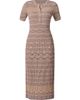Shoshanna Women's Lara Henley Midi-Dress - 1