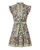 Shoshanna Women's Leah Paisley Stretch-Cotton Tie-Waist Mini Dress - 5