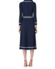 Shoshanna Women's Malia Tie-Waist A-Line Midi Dress - 3