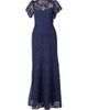 Shoshanna Women's Manuela Lace V-Neck Maxi Dress - 1
