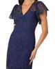 Shoshanna Women's Manuela Lace V-Neck Maxi Dress - 5